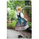 Surface Spell Gothic Alpen Rose Dirndl Underbust JSK
